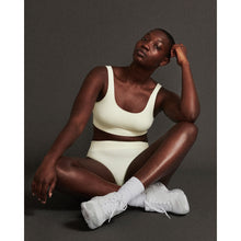 Load image into Gallery viewer, STRETCH RIB SCOOP BRALETTE | ROSE CLAY
